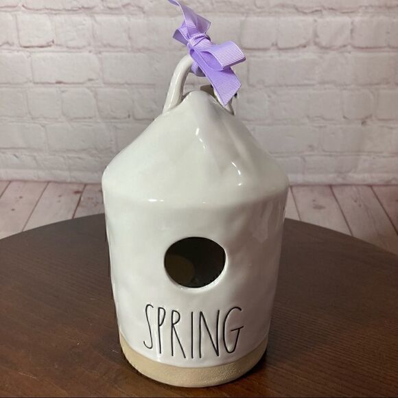 RAE DUNN “Spring” collectible birdhouse - Picture 1 of 7